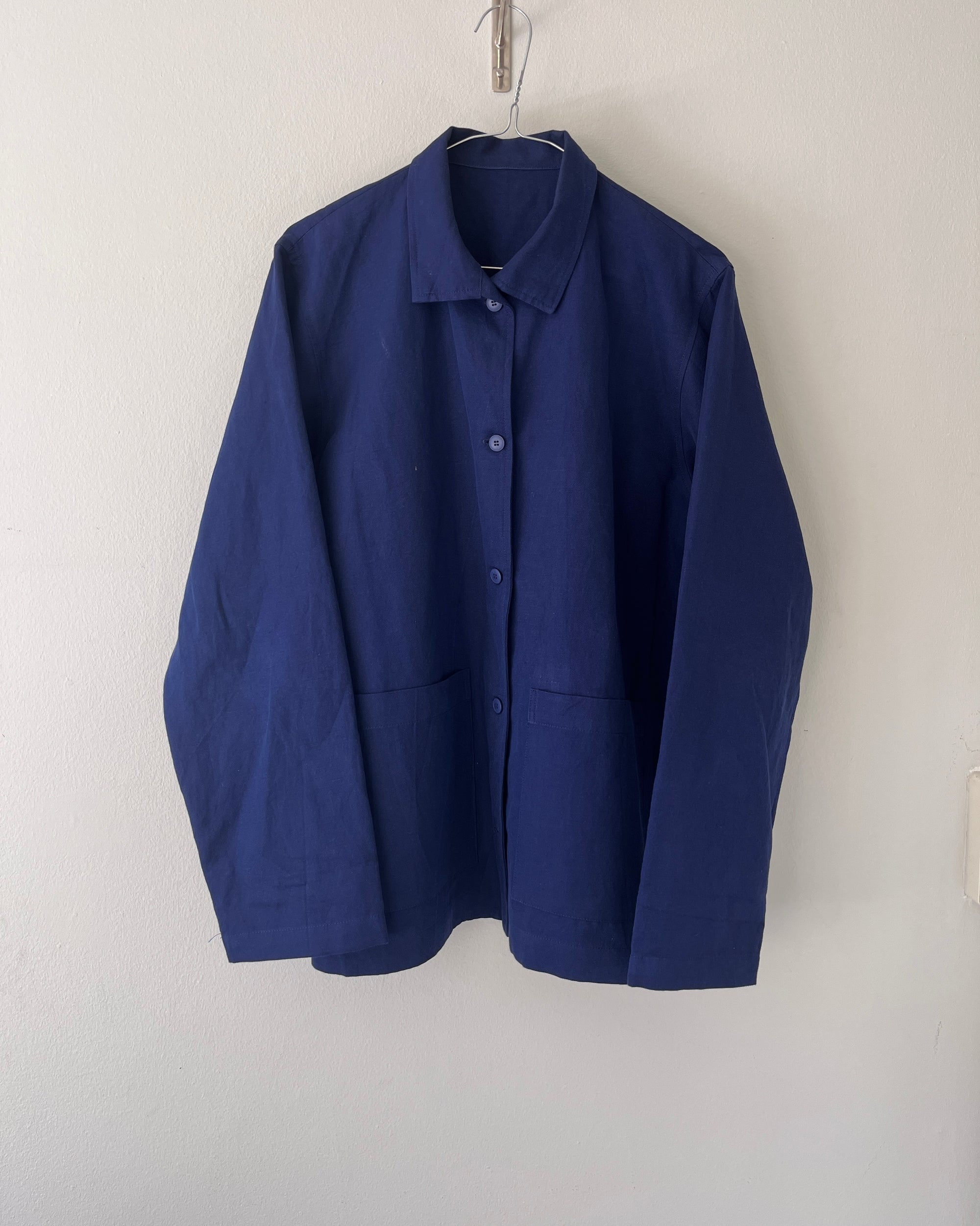 Sewing Kit: Everyday Jacket Cotton Linen Midnight Blue