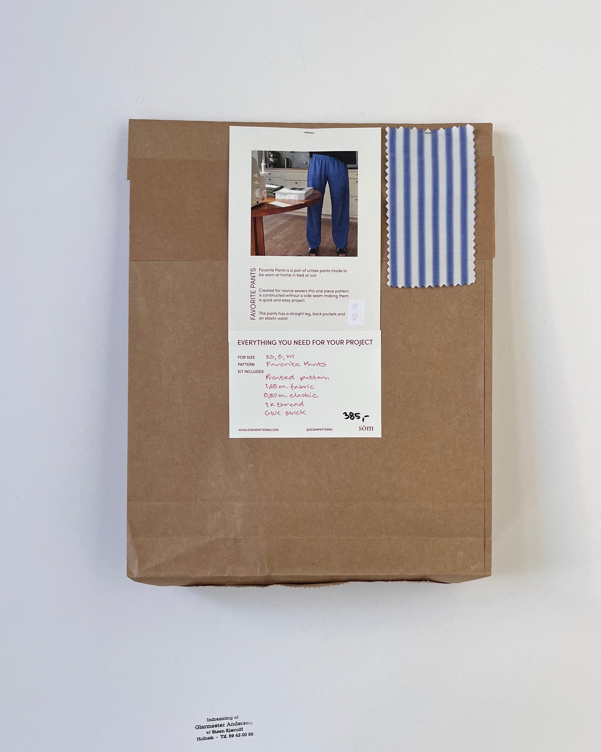 Sewing Kit: Favorite Pants Blue Gradient Stripe