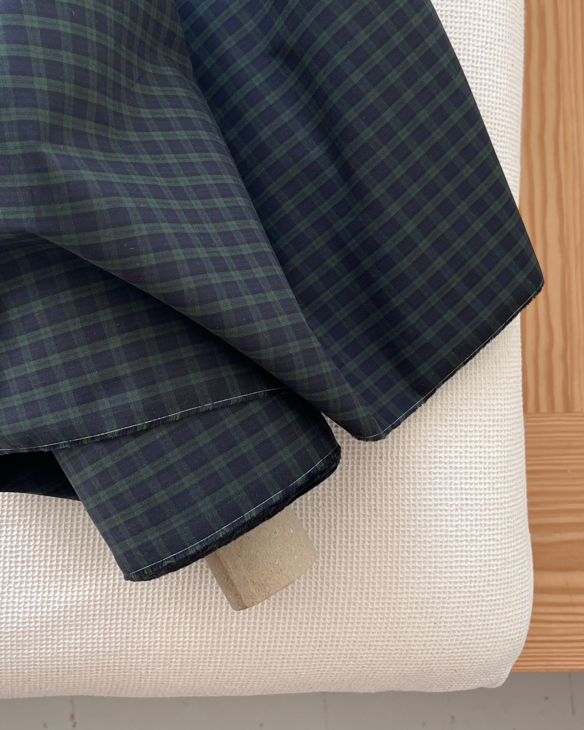 Cotton Poplin - Dark Check 0,5m