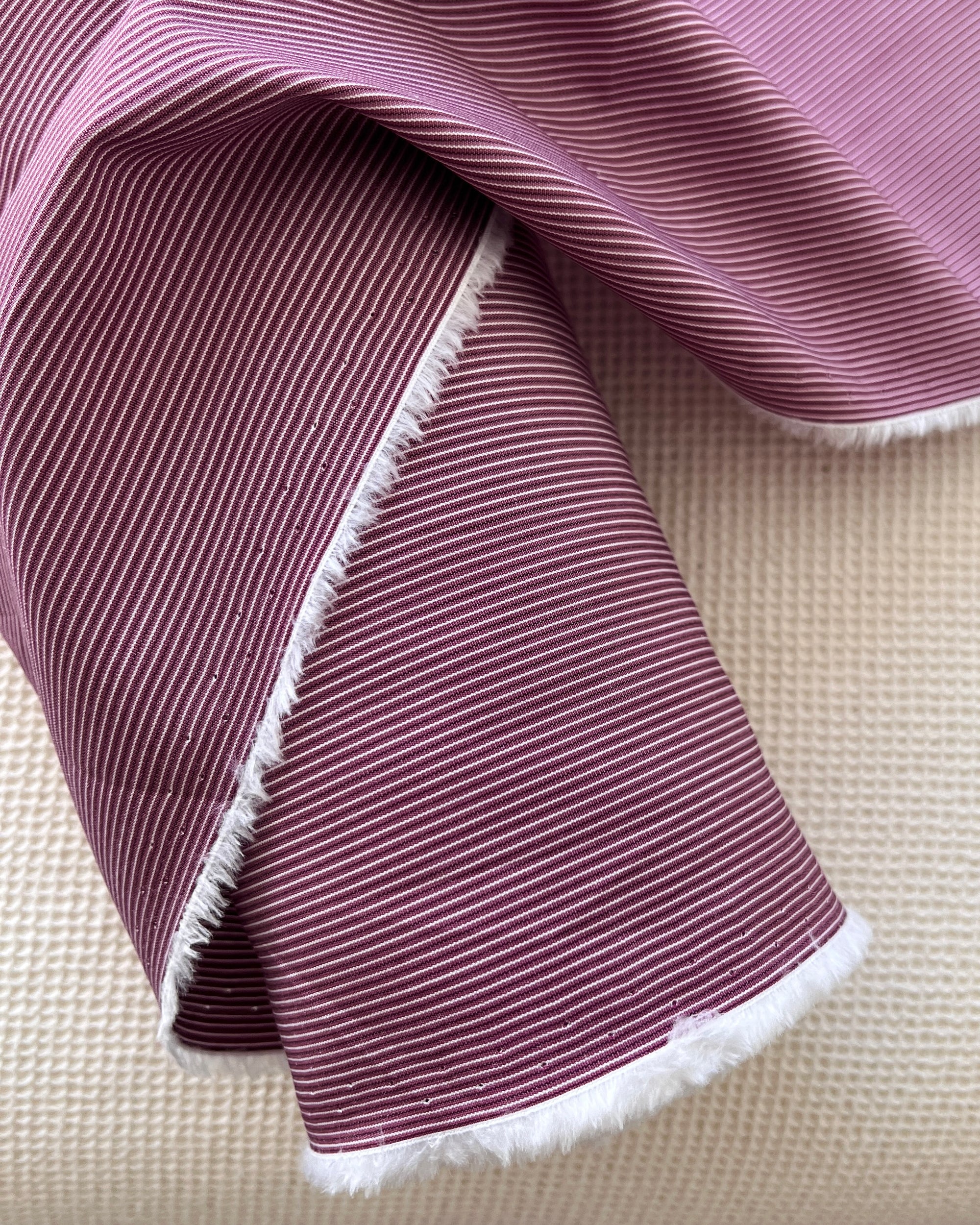 Cotton Poplin - Lilac Stripe 0,5m