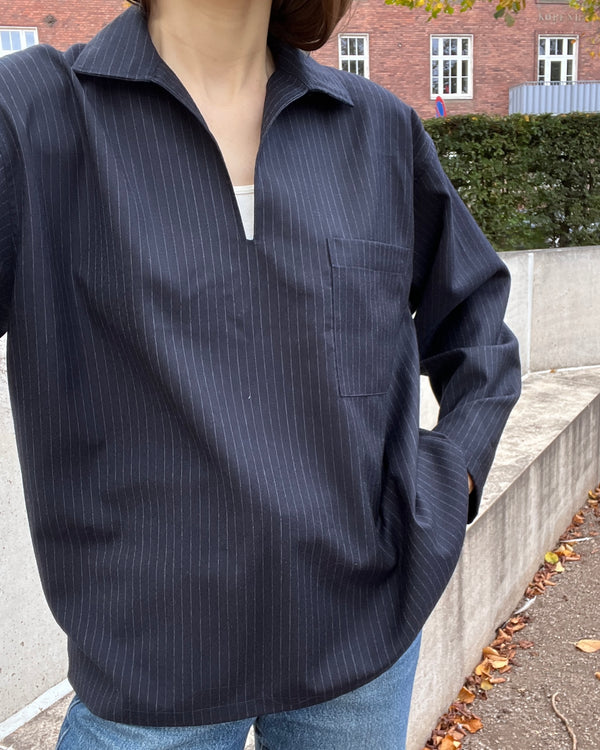 Favorite Shirt—Wool Pinstripe—Small