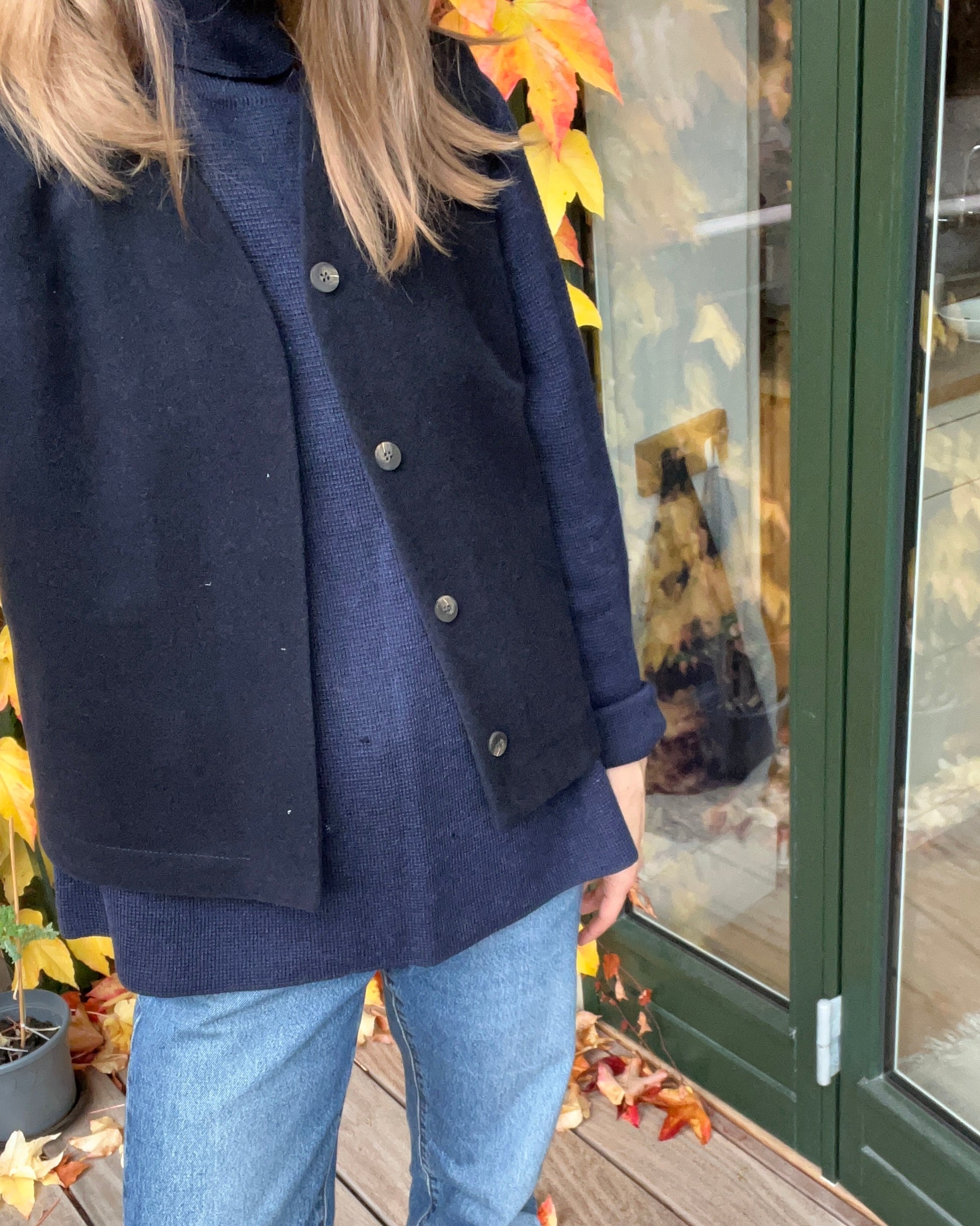 Heavy Wool - Navy Blue 0,5m