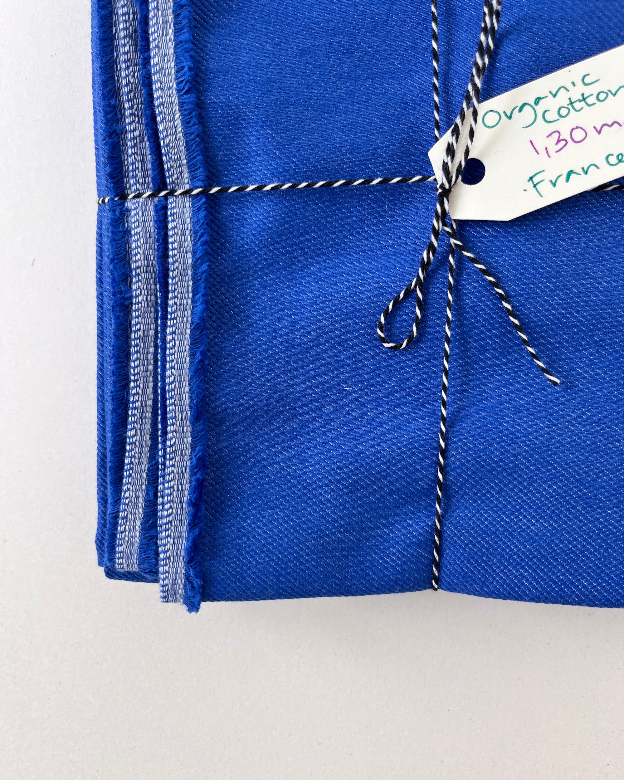 Organic Denim - Cobolt Blue - Remnant 1,80 m.