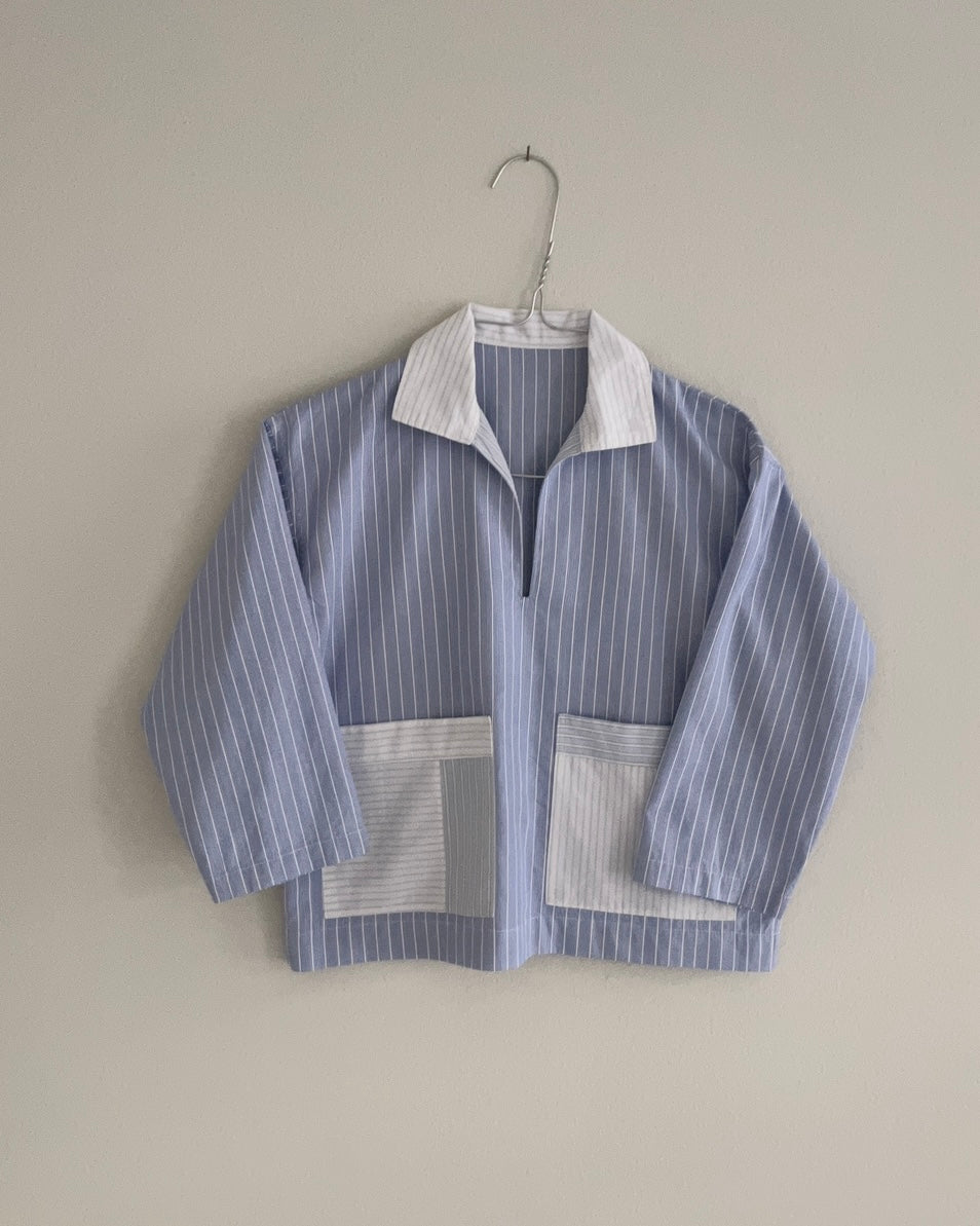 Favorite Shirt—Mixed Shirting Blue