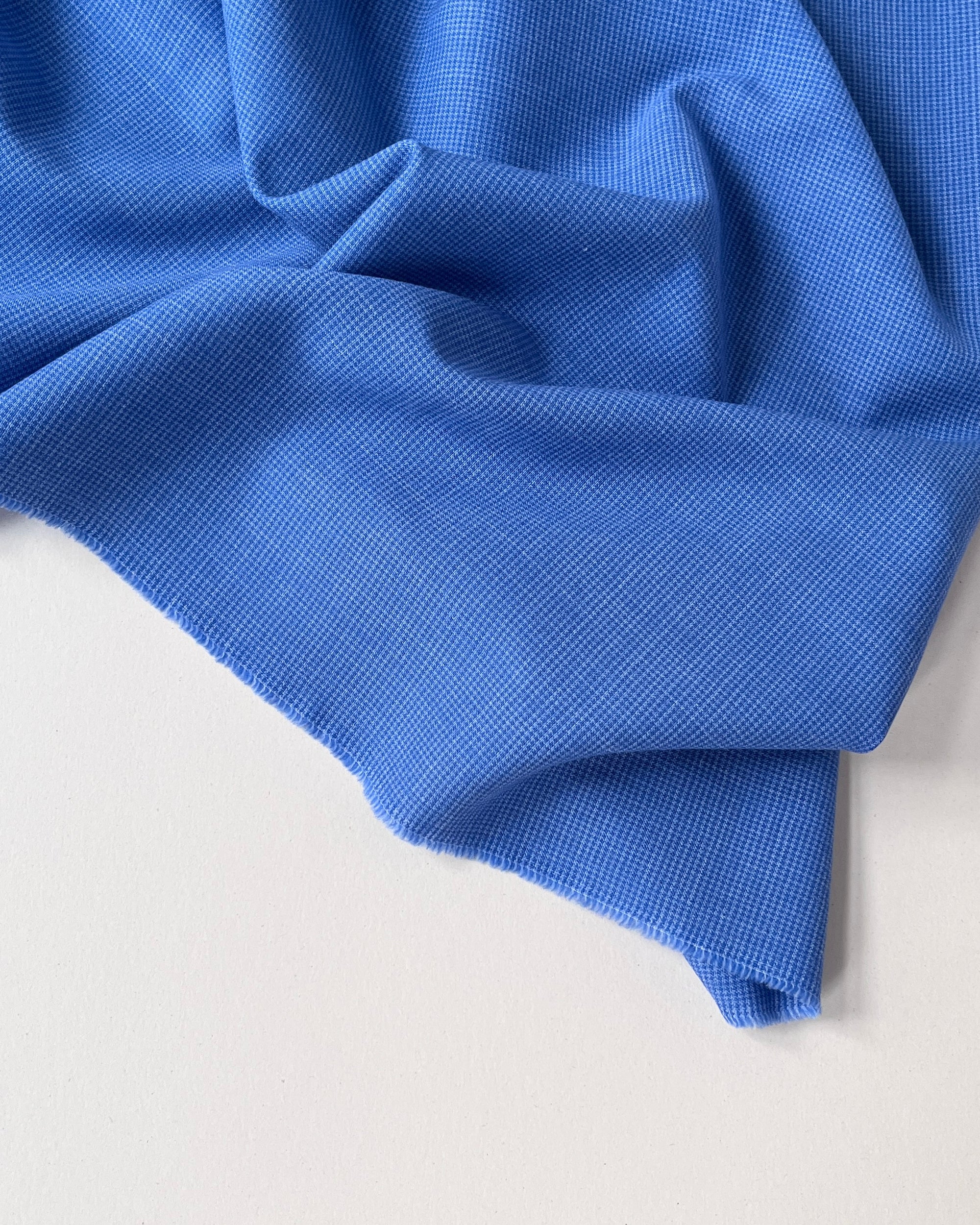 Wool Blend - Blue Grid 0,5m
