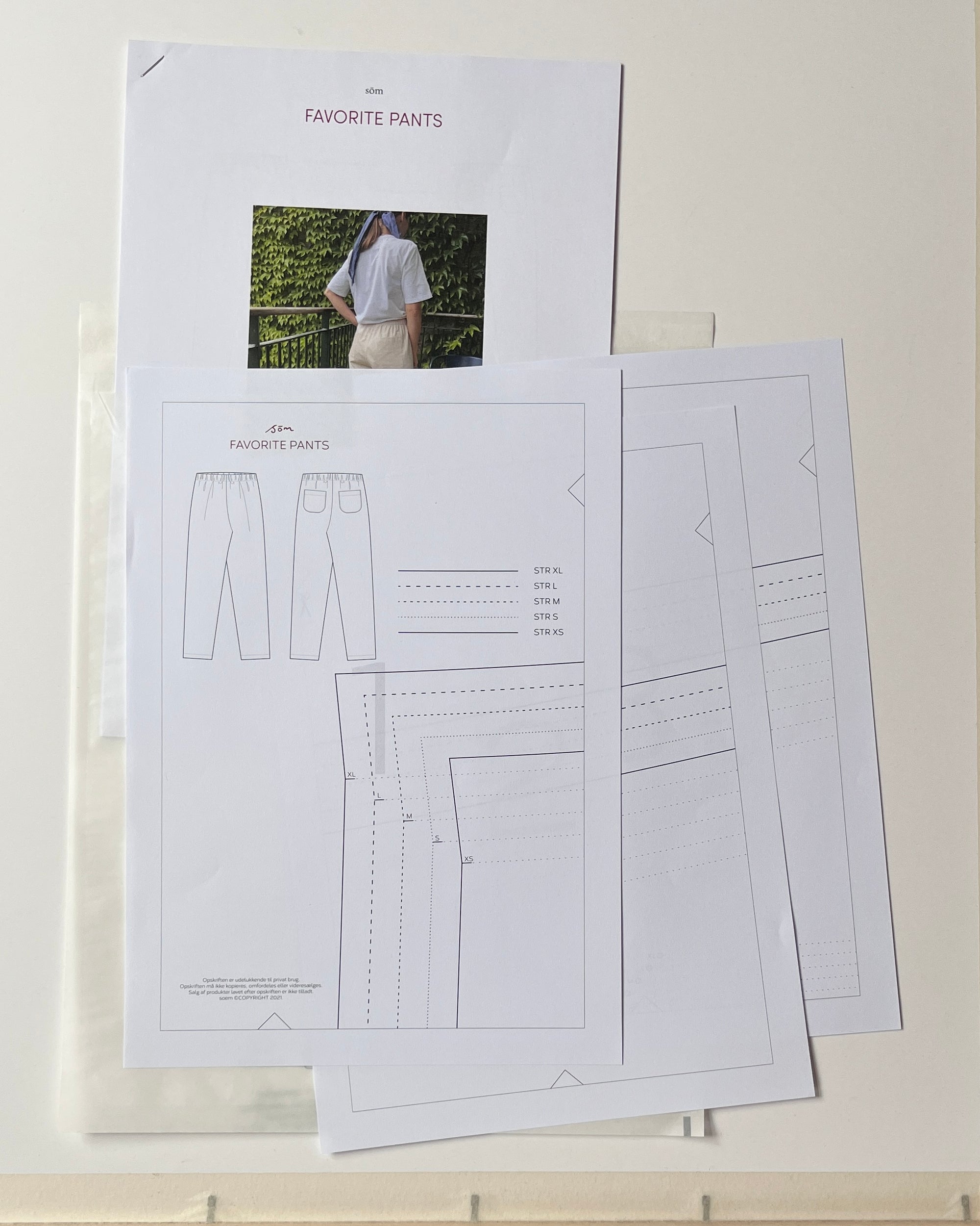 Favorite Pants XS-XL (printed sewing pattern)