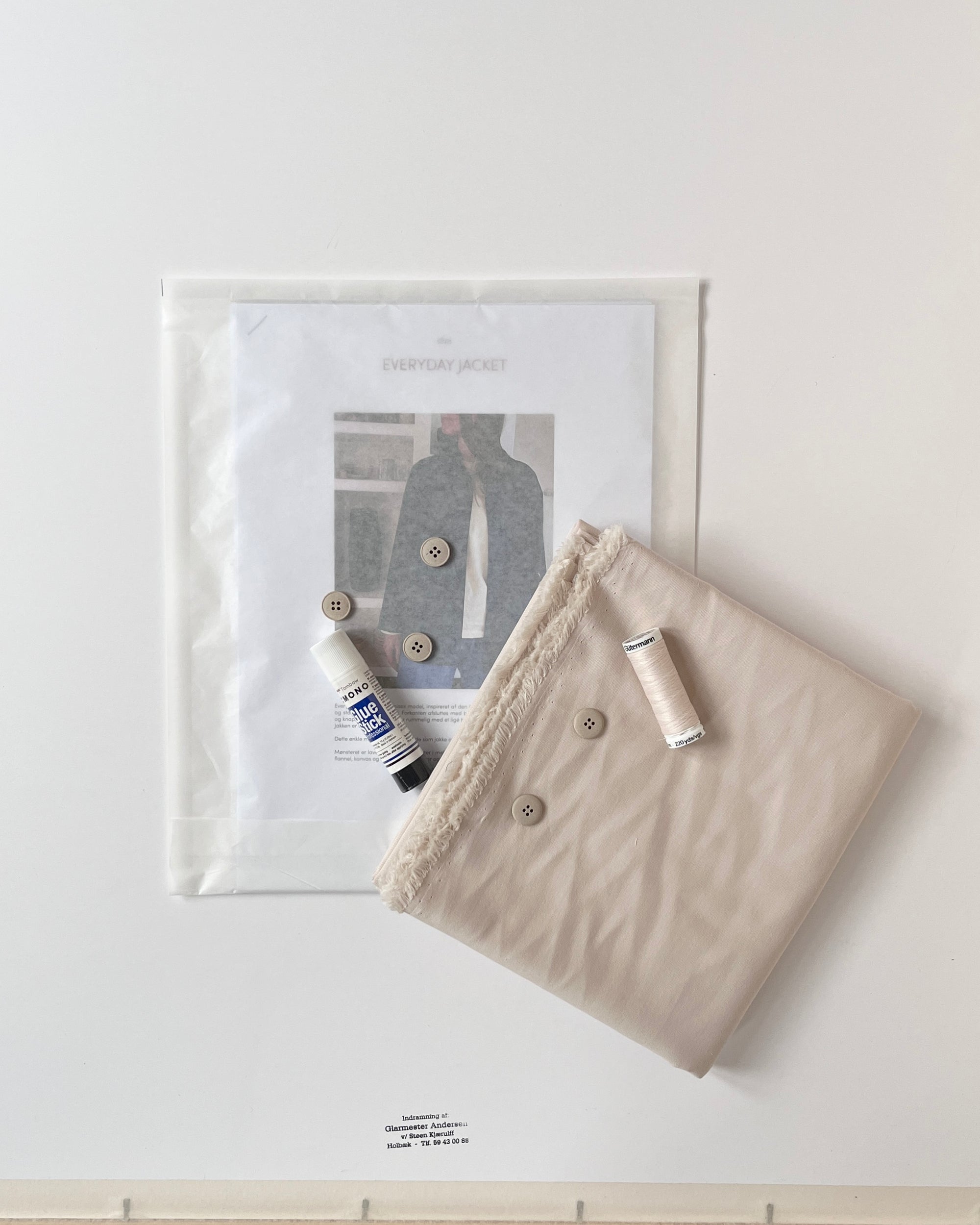 Sewing Kit: Everyday Jacket Organic Chambray Off-White
