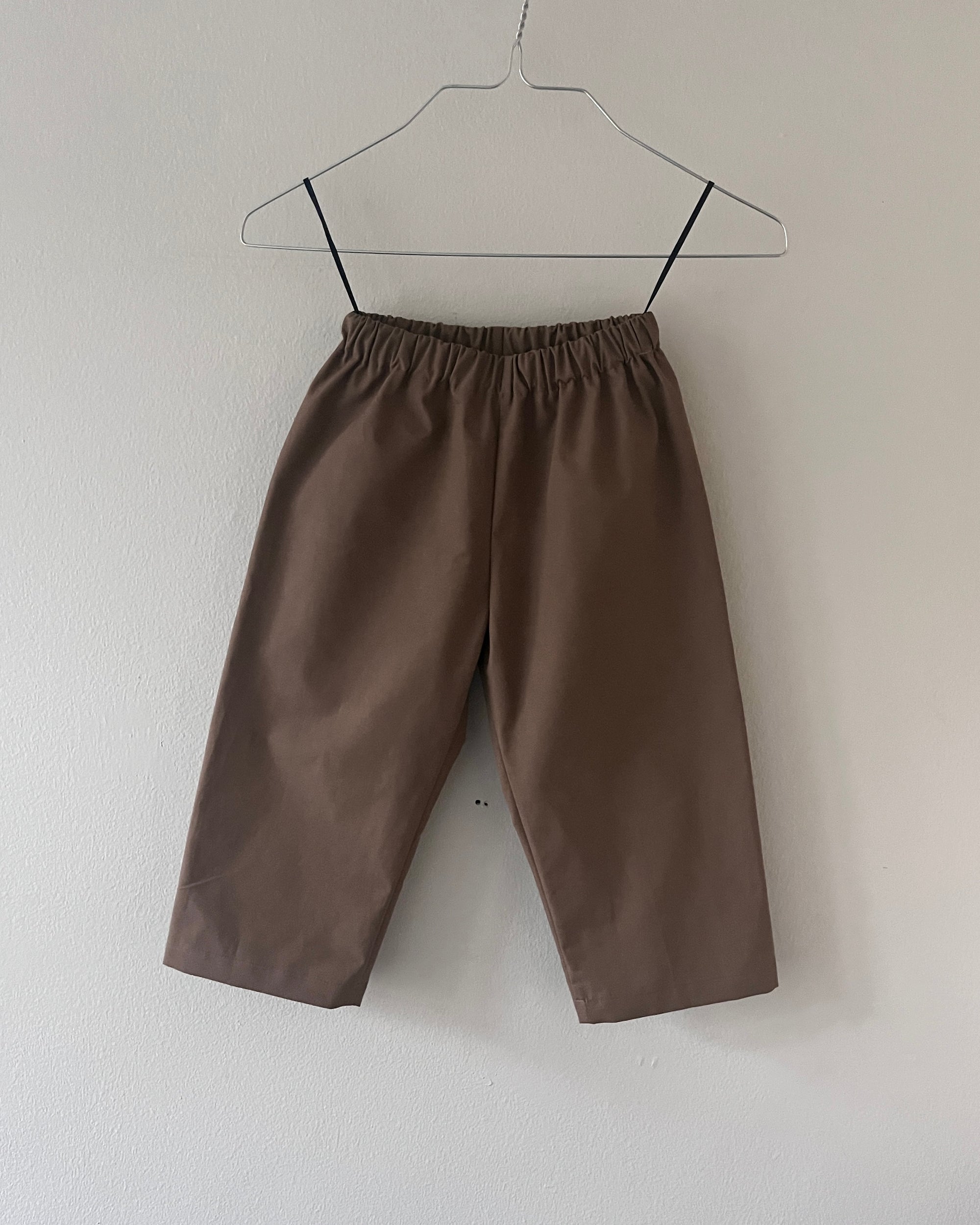 Sewing Project No. 01: Favorite Pants Mini Cotton Milk Chocolate Brown